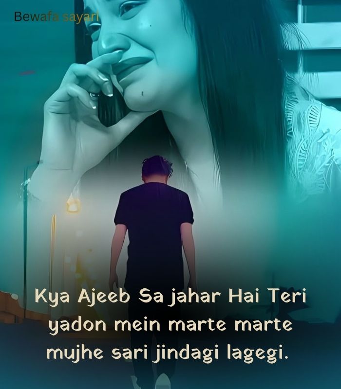 Bewafa shayari english