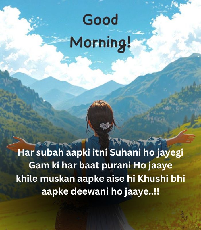 2 line good morning shayari in english