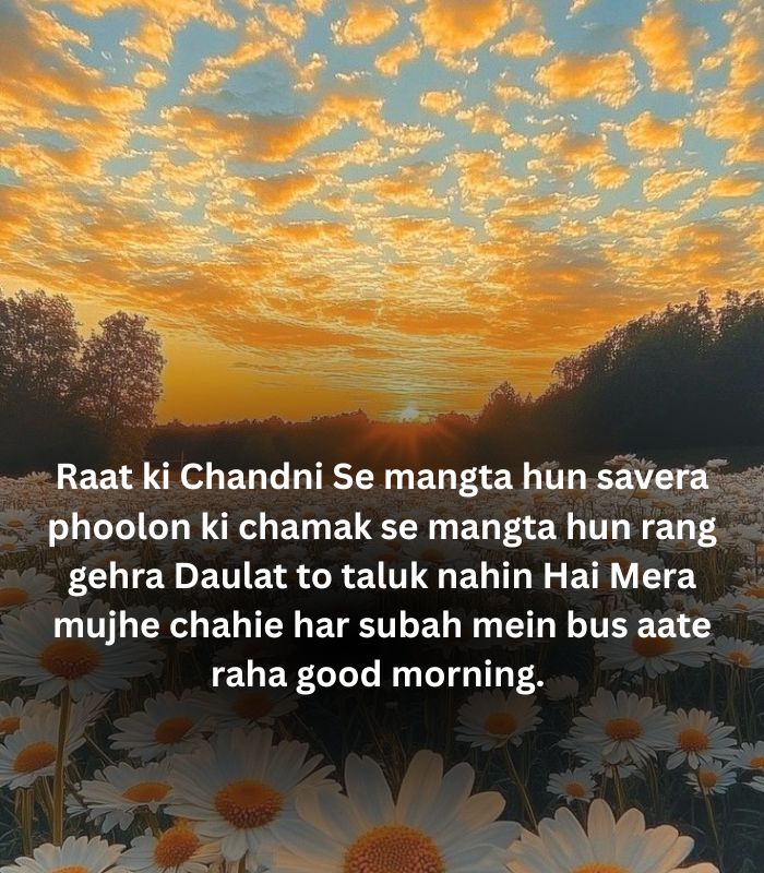 Good morning shayari for gf in english