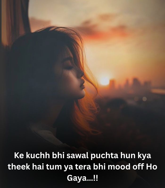 Mood Off Shayari 2 line