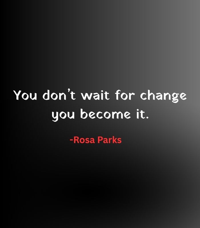 quote from rosa parks In English