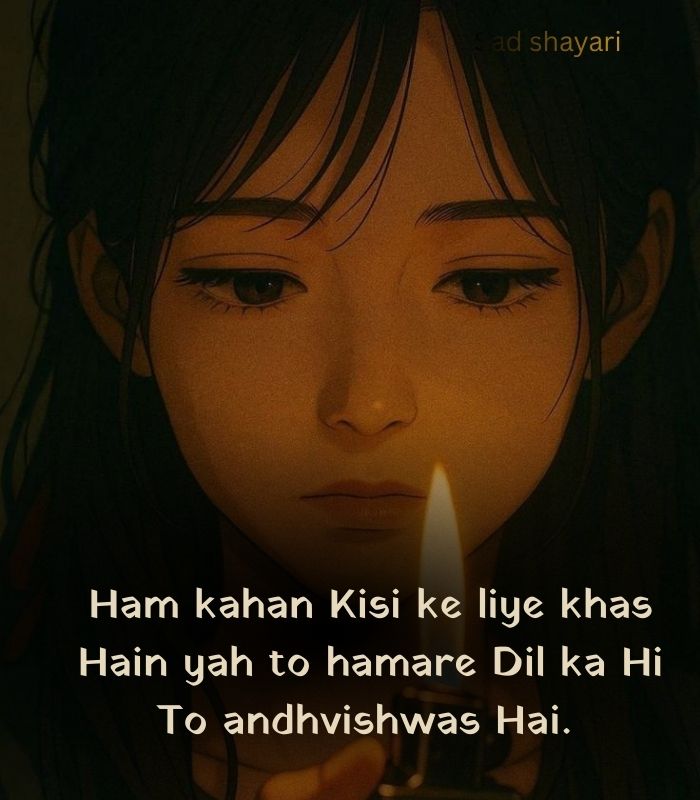 2 line Sad Shayari in English