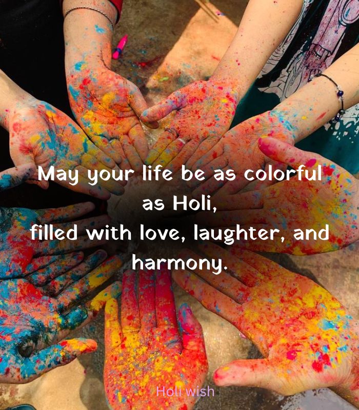 Holi shayari in english