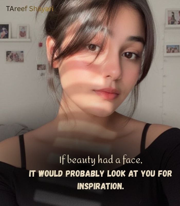 Tareef Shayari for Beautiful Girl in English