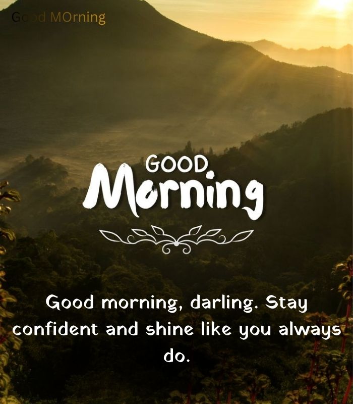 Sweet good morning message to make her smile