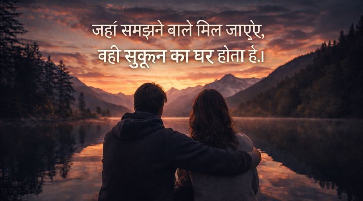 Sukoon shayari in english on life