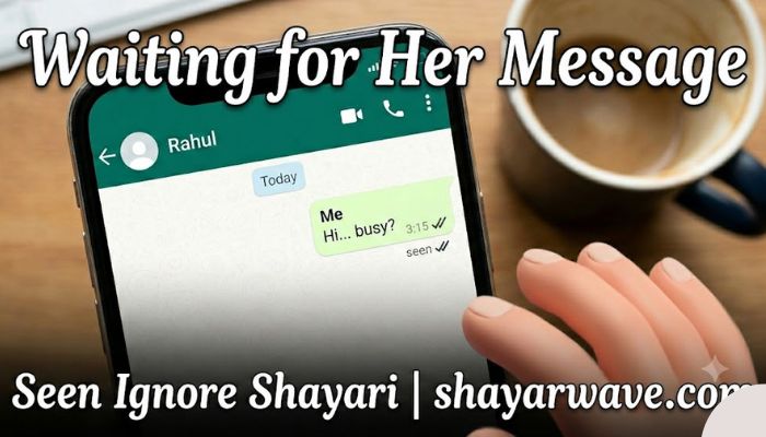 Seen Ignore Shayari in Hindi 2026