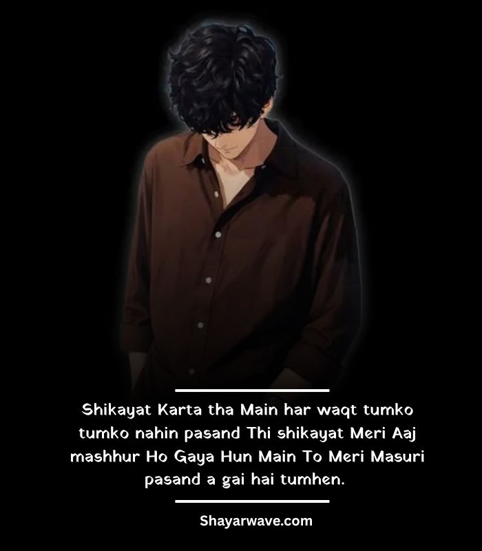 Sad Shayari life 2 Line for Boy